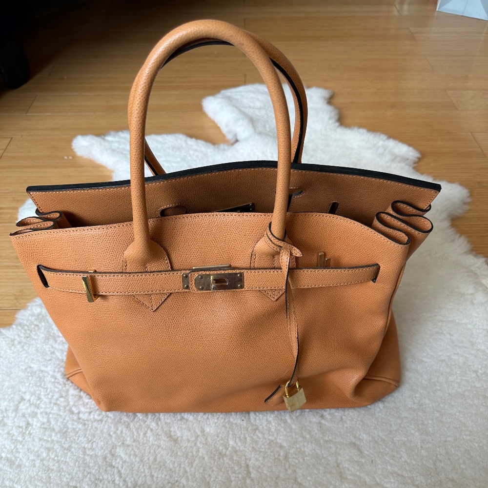 Light color “Birkin Style” bag